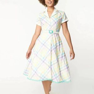 Unique Vintage x Polly Pocket Swing Dress 1X